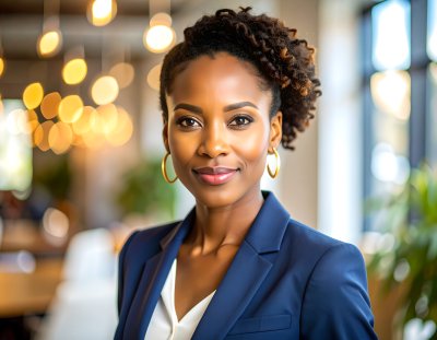 Confident Professional Woman Smiling