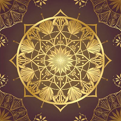 Luxurious Golden Mandala Art Evoking Wonder and Spiritual Depth
