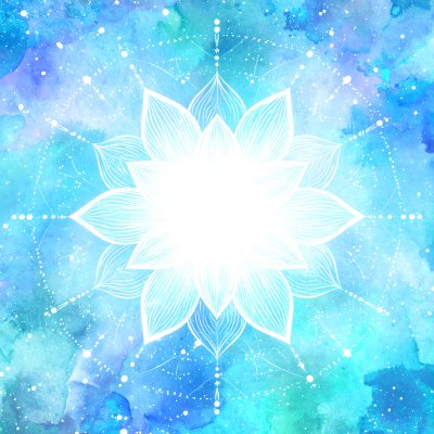 Serene lotus mandala watercolor for peace and harmony